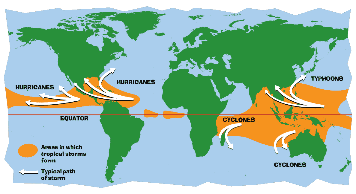 Where Do Hurricanes Form?