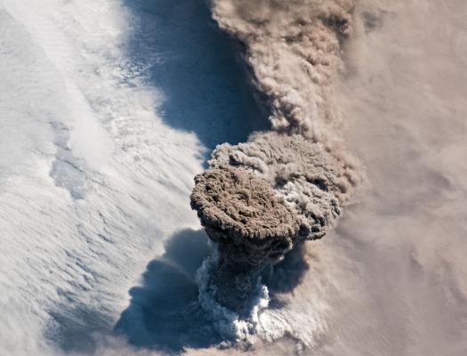 Raikoke Volcanic Eruption - Image Credit : NASA
