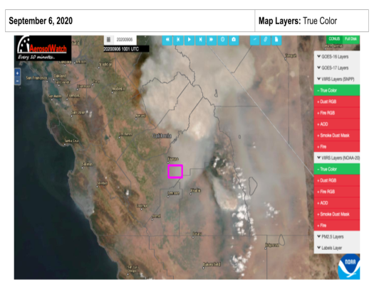 How the 2020 Creek Fire Impacted Air Quality 
