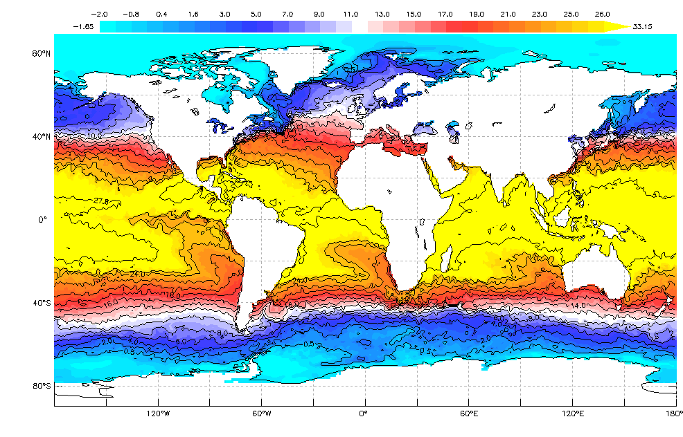 Seasonal Sea Surface Temperatures