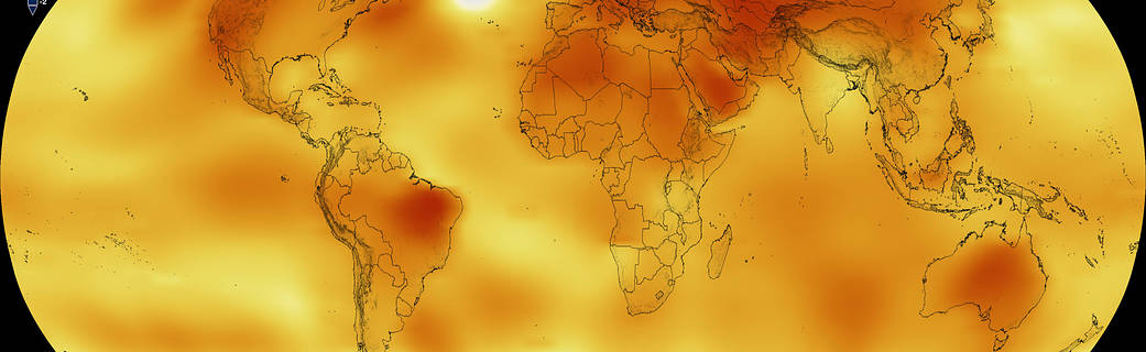 Global Air Temperatures. Source: NASA Climate Change