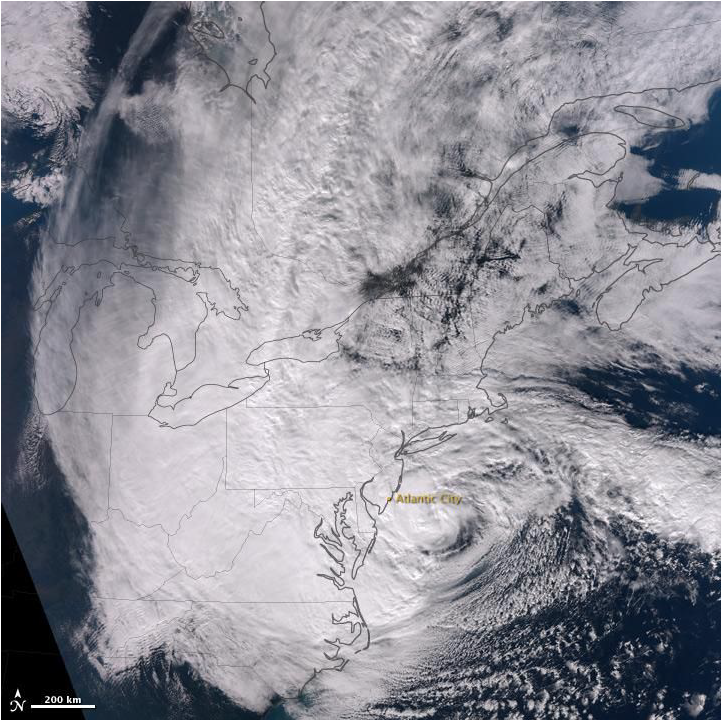 NASA Earth Observatory Image - Hurricane Sandy