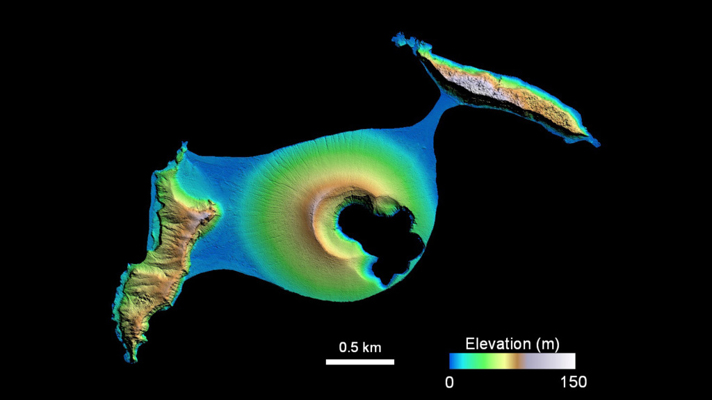 Hunga Tonga-Hunga Ha'apai initial image - Credit: NASA's Scientific Visualization Studio