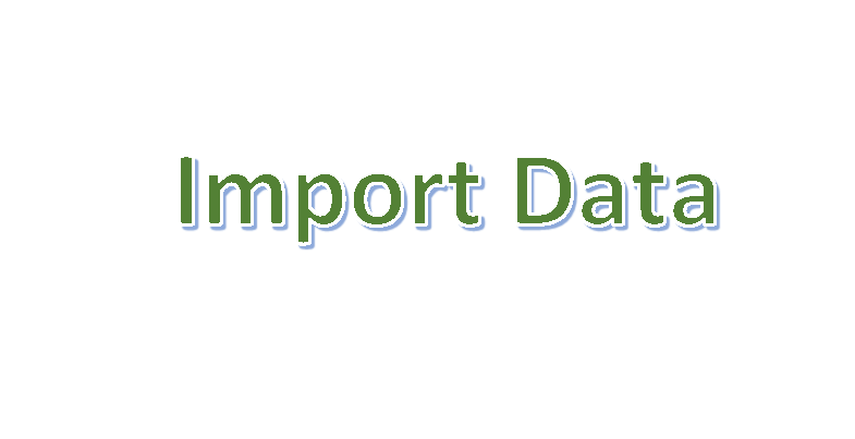 Import Data 