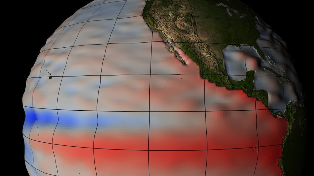 Sea Level Height - Credit: NASA Scientific Visualization Studio