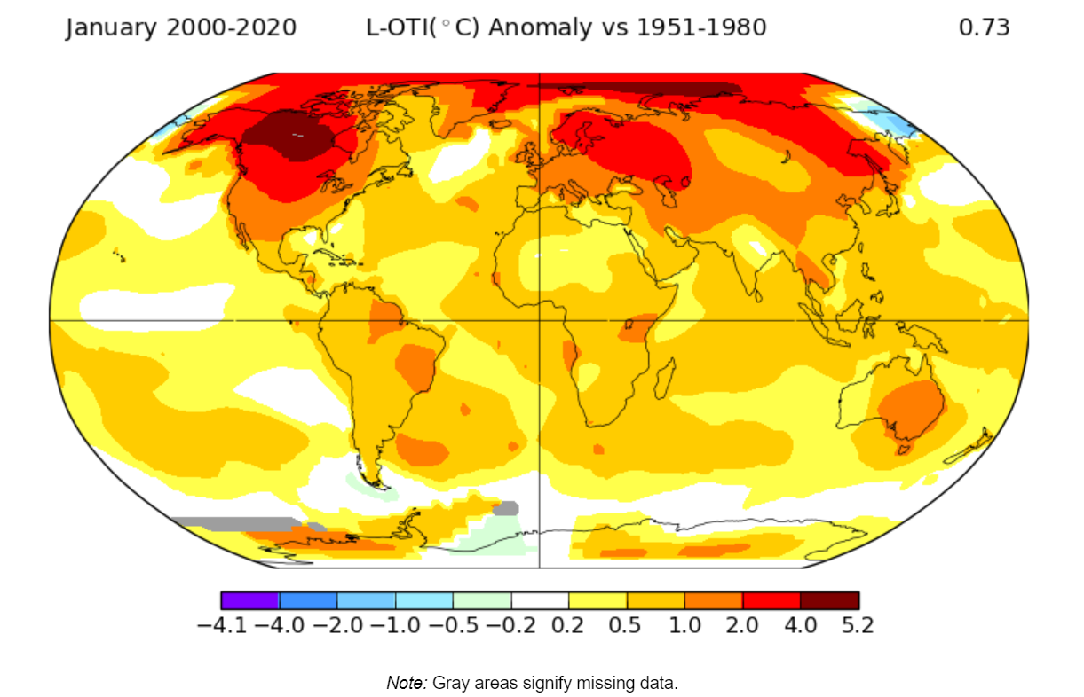 Surface Temperature Global Anomalies
