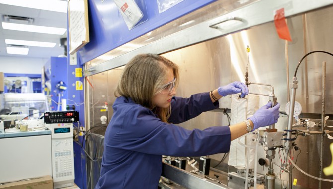 NASA Chemist researching solutions for trash in space.
