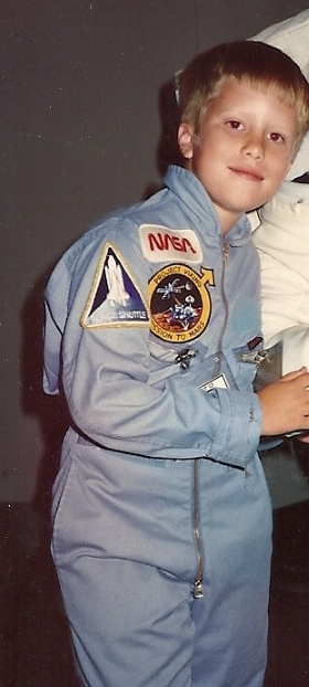 At about 9 years old at the Franklin Institute in Philadelphia. Credit: Michael Kirk