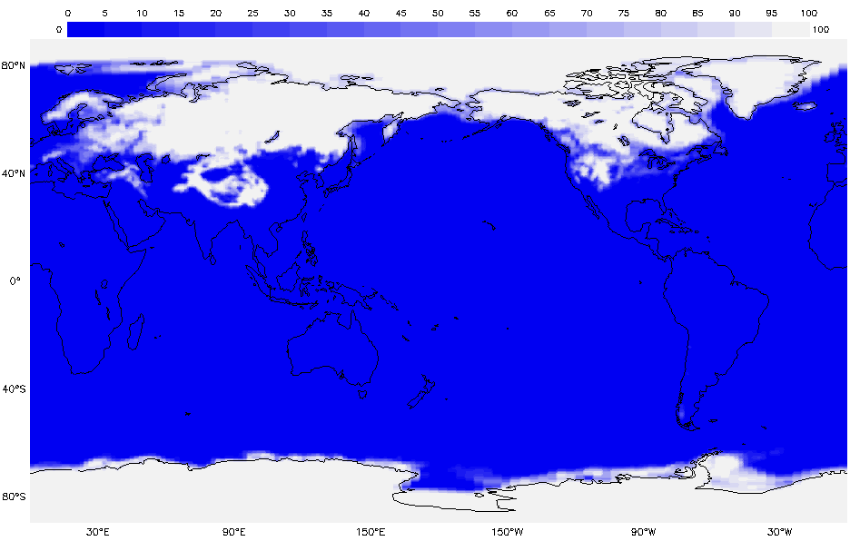 My NASA Data - Monthly Snow and Ice Cover Percent - January 2019