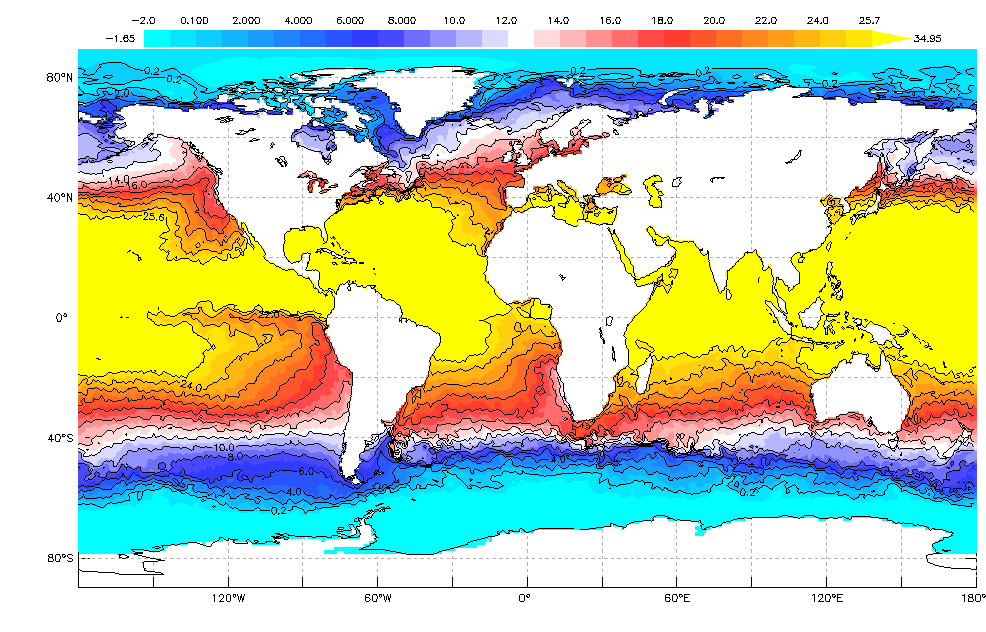 Температура воздуха в озерах. Географическая карта по температуре. Карта моря с температурой воды в июле. Средиземное море море температура поверхности вод.