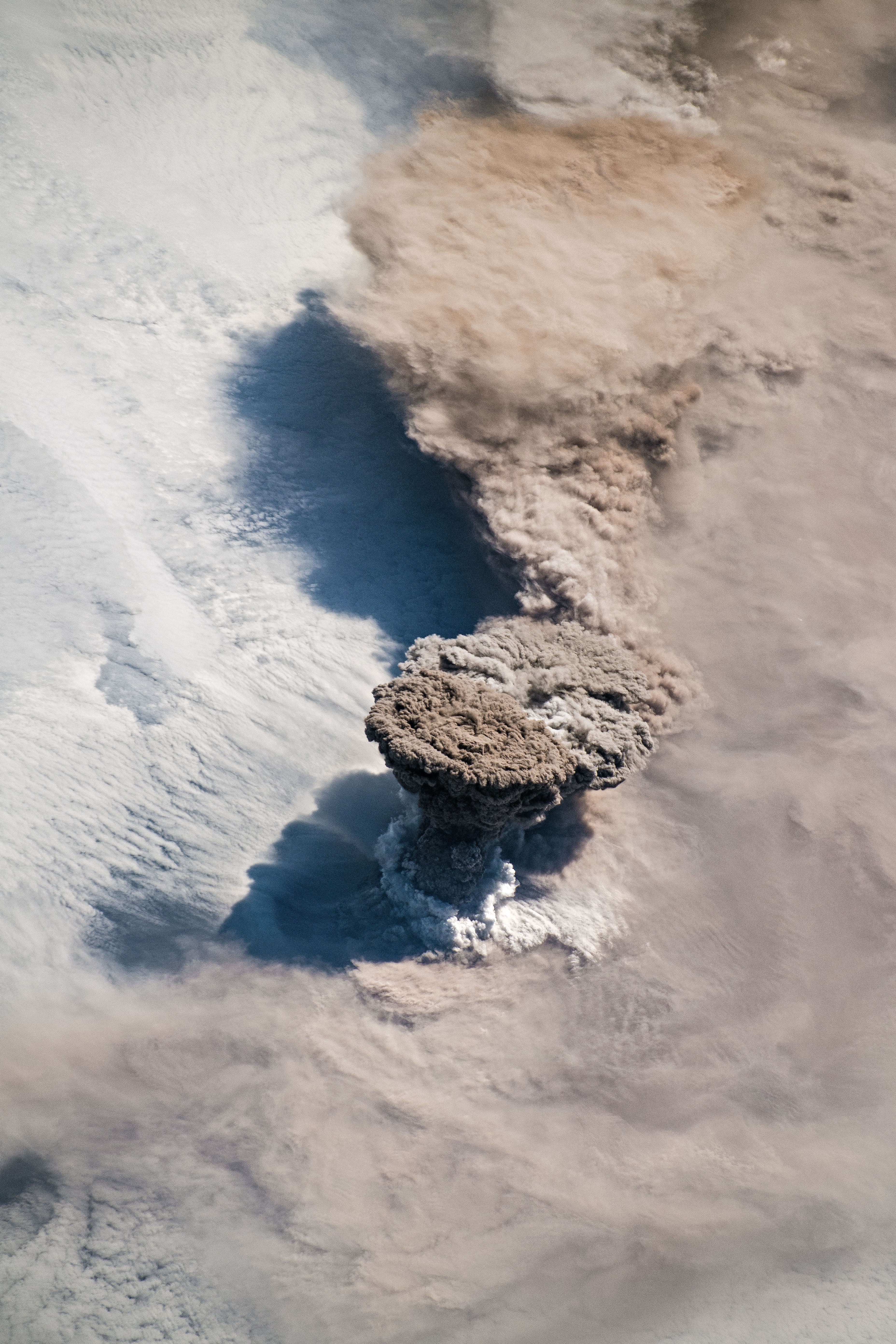 Raikoke Eruption - Image Credit: NASA