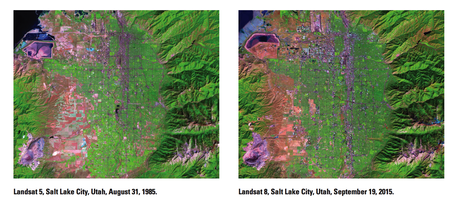 Landsat, Salt Lake City, Utah