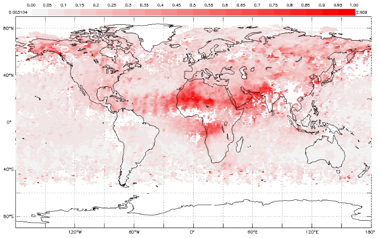 Earth System Data Explorer Aerosols July 2019