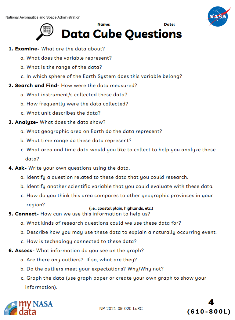 Data Literacy cube question set- level 4