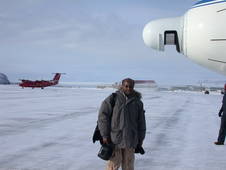Taken in April 2008 at Thule Air Base/Pituffik Airport, the United States Air Force's northernmost base, located on the northwest side of the island of Greenland. Image Credit: Courtesy of C. Gatebe