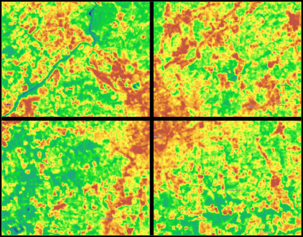 surface temp quadrant