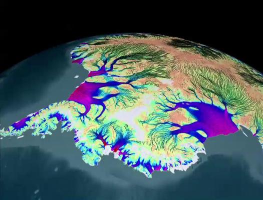 Ice Flow (2011). Source: NASA Scientific Visualization Studio