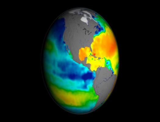 Sea Surface Salinity - Credit: NASA Aquarius 