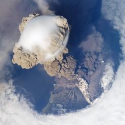 Volcanic eruption image