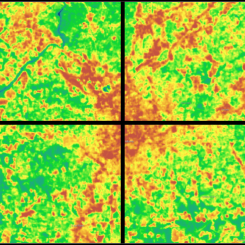Landsat Provisional Surface Temperature Credit: Landsat Level 2 Surface Temperature Science Product courtesy of the U.S. Geological Survey