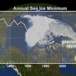 Annual Arctic Sea Ice Minimum. Source: NASA