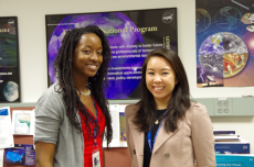 Melissa Oguamanam and Katrina Laygo, GSFC DEVELOP Center Leads, Image Credit: Melanie Rosenberg
