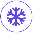 Color cryosphere icon